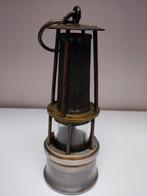 Olielamp - Engelse Mijnwerkerslamp uit messing, staal en