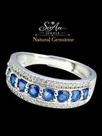 Zonder minimumprijs - Ring Zilver, Natuurlijke steen, zilver, Nieuw