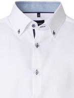 Wit Venti Overhemd Button Down Boord Met Motief Modern Fit, Verzenden, Nieuw