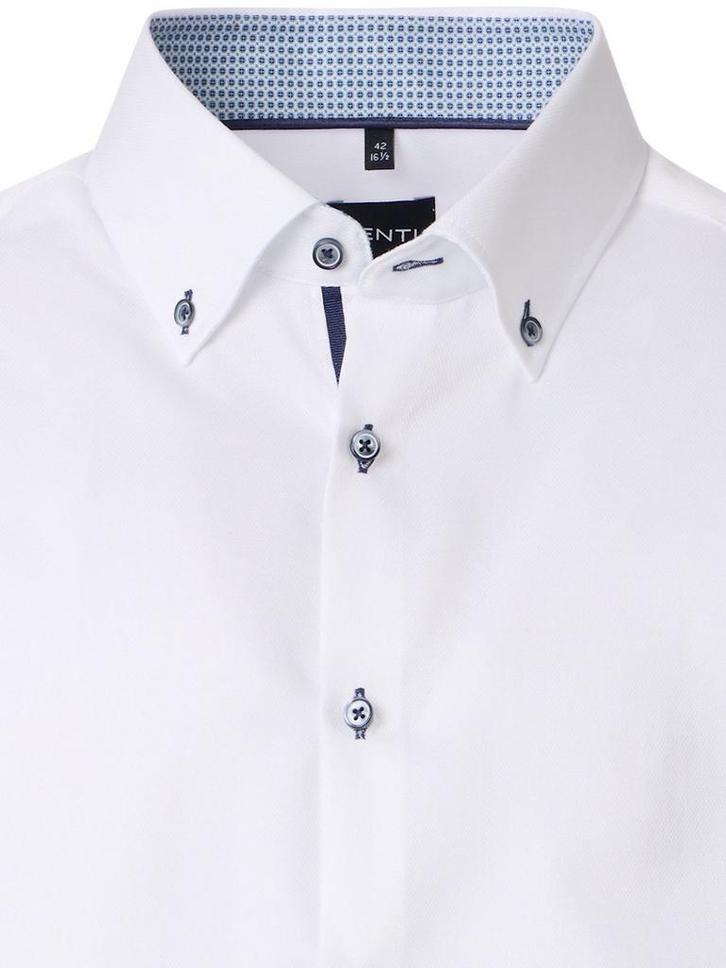 Wit Venti Overhemd Button Down Boord Met Motief Modern Fit, Kleding | Heren, T-shirts, Verzenden