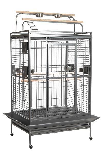 Papegaaienkooi Montana Castell Nova Play Antiek of Platinum, Dieren en Toebehoren, Vogels | Hokken en Kooien, Vogelkooi, Nieuw