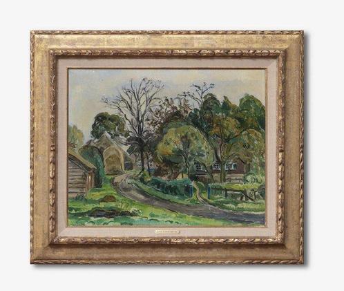 Dirk Filarski (1885-1964) - Boerderij te Staphorst, Antiek en Kunst, Kunst | Schilderijen | Klassiek