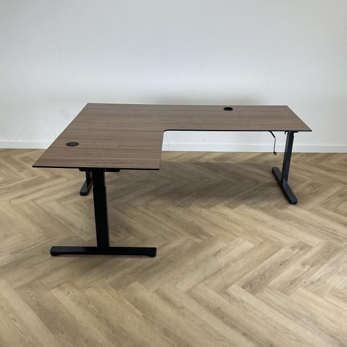 slinger hoekbureau (links) 200x160 cm,  Bruin - antraciet, Huis en Inrichting, Bureaus, Bureau, Gebruikt