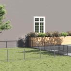 vidaXL Hondenkennel 60 m² staal zilverkleurig, Verzenden