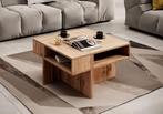 Meubella | salontafel eiken vierkant 70x70x40 cm