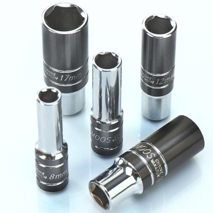 Smoos Lange doppenset 8-delig - Smoos, Doe-het-zelf en Bouw, Gereedschap | Handgereedschap, Ophalen of Verzenden