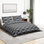 vidaXL Dekbedovertrekset 240x220 cm katoen grijs, Verzenden, Nieuw