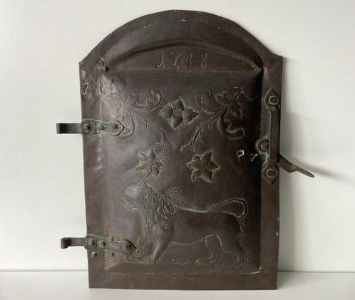 Antiek Deur - 1700-1750 - Kachel deur Gedateerd, Antiek en Kunst, Antiek | Overige Antiek