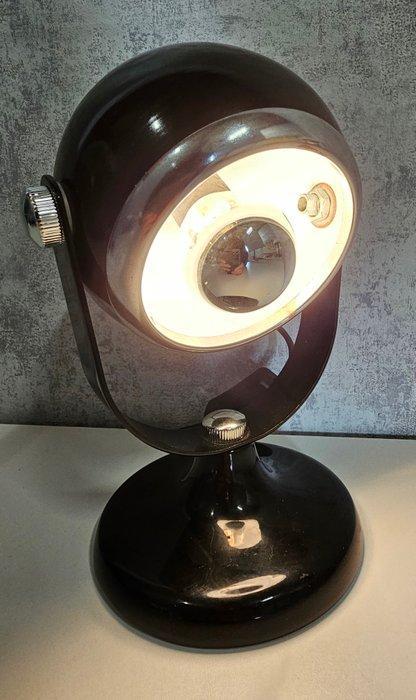 Space Age bureaulamp – verstelbare “eyeball” spot – zwart &, Antiek en Kunst, Curiosa en Brocante