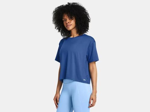 Under Armour Motion Ss-Blu 432 - Maat LG, Kleding | Dames, Topjes, Blauw, Maat 42/44 (L), Nieuw, Korte mouw, Ophalen of Verzenden