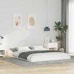 vidaXL Bedframe Wit 160 x 200 cm Grenenhout, Huis en Inrichting, Slaapkamer | Bedden, Verzenden, Nieuw