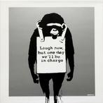 Banksy (1974) - DJ DM - Laugh now, Antiek en Kunst, Kunst | Schilderijen | Modern