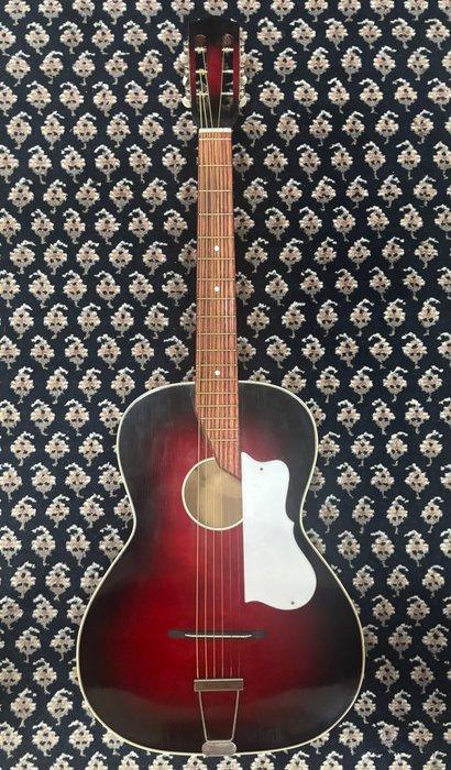 Unkown - Parlour (Red-wine Finish) - - Guitare acoustique -, Muziek en Instrumenten, Snaarinstrumenten | Gitaren | Akoestisch