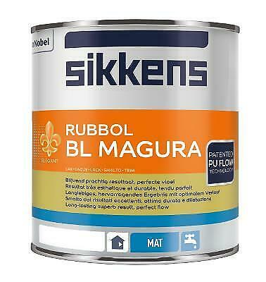 Sikkens Rubbol BL MAGURA watergedragen matte lak 1000 ml / 2, Bricolage & Construction, Peinture, Vernis & Laque, Envoi