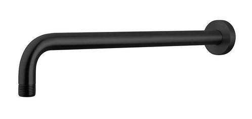 Douchearm rond gebogen muurbevestiging 45 cm mat zwart, Doe-het-zelf en Bouw, Sanitair, Ophalen of Verzenden