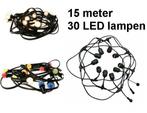 LED Licht snoer - 15 meter - 30 lampen - compleet, Télécoms, Verzenden