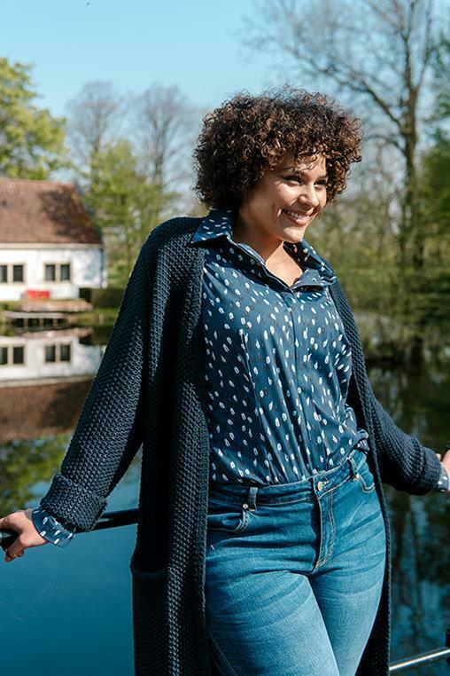 Vest Exxcellent 2 kleurig brei maat 46, Kleding | Dames, Truien en Vesten, Verzenden