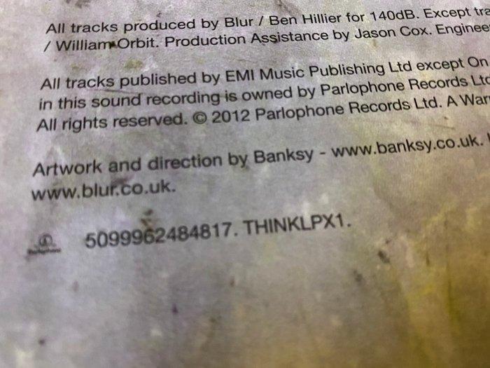 Blur - Think Tank - BANKSY artwork - Sealed - Vinylplaat -, CD & DVD, Vinyles Singles