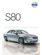 2014 VOLVO S80 BROCHURE NEDERLANDS, Nieuw