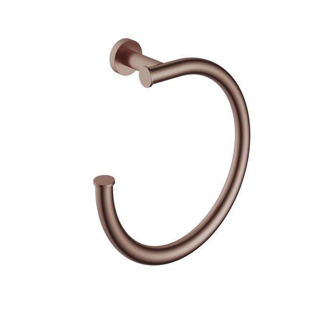SHOWMODEL! Hotbath Cobber handdoekring geborsteld koperMODEL, Huis en Inrichting, Badkamer | Badtextiel en Accessoires, Verzenden