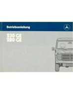 1987 MERCEDES BENZ G KLASSE INSTRUCTIEBOEKJE DUITS, Ophalen of Verzenden