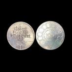 Frankrijk. 100 Francs 1986 et 1992 (lot de 2 monnaies), Postzegels en Munten