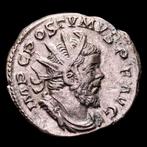 Romeinse Rijk. Postumus (260-269 n.Chr.). Silvered bronze