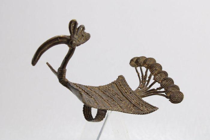 Pauw Divinatie Ring - Ivoorkust (Zonder minimumprijs), Antiek en Kunst, Kunst | Niet-Westerse kunst