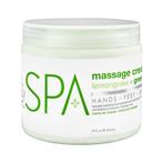 BCL SPA Massage Cream 473ml Lemongrass + Green Tea, Handtassen en Accessoires, Nieuw, Verzenden