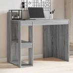 vidaXL Bureau 103,5x56,5x94 cm bewerkt hout grijs sonoma, Huis en Inrichting, Bureaus, Verzenden, Nieuw