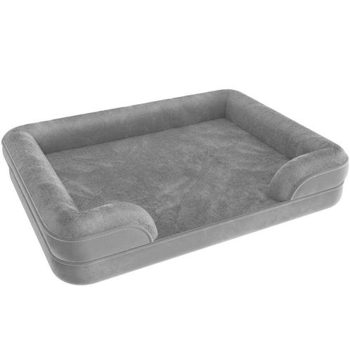 Orthopedisch hondenbed Kimba met hoge rand - XL (112 x 85 x, Animaux & Accessoires, Maisons pour chiens, Envoi