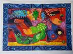 Clemens Briels (1946) - Antripode Figuren (Carborundum)