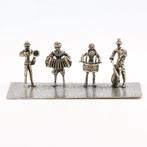 NO RESERVE - C&A Lesener - Muziekbandje - Figurine - Argent
