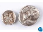 Online Veiling: 2 Zilveren munten west turkije 4e eeuw vóó