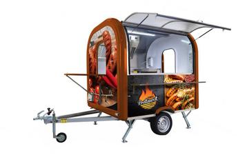 Braadworstkraam, braadworsten foodtruck, braadworst trailer