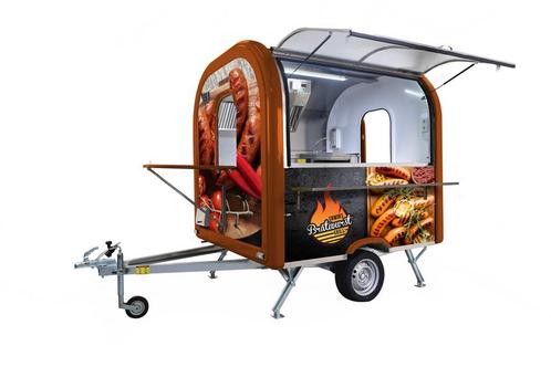 Braadworstkraam, braadworsten foodtruck, braadworst trailer, Zakelijke goederen, Stock en Retail | Verkoopwagens, Ophalen of Verzenden