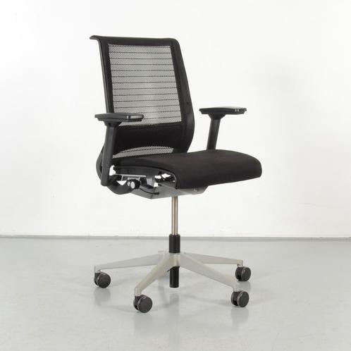 Steelcase Think bureaustoel, zwart / mesh, 3D armleggers, Huis en Inrichting, Bureaustoelen, Ophalen of Verzenden