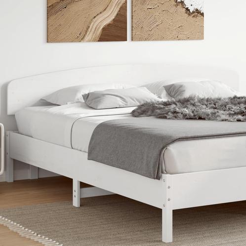 vidaXL Tête de lit blanc 200 cm bois massif de pin, Maison & Meubles, Chambre à coucher | Lits, Neuf, Envoi