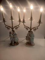 Lampe de table (2) - Biscuit de porcelaine
