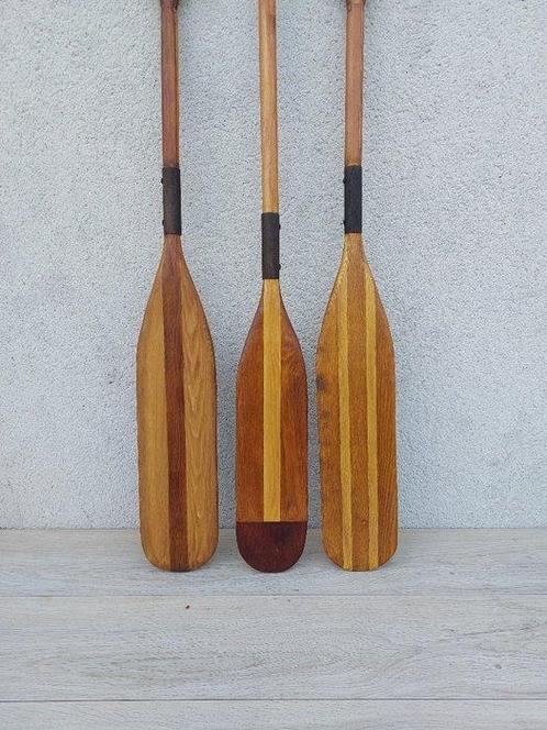 Avirons et pagaies (3) - Bois, Antiek en Kunst, Curiosa en Brocante