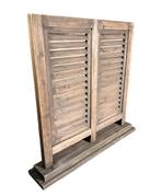 Houten robuuste shutter – dubbel bruin | Old Dutch stijl.., Ophalen of Verzenden, Nieuw