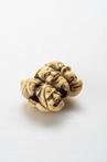 Netsuke - Ivoire d’éléphant, Sumi Encre noire - Signed