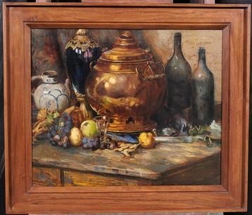 Bernard de Pooter (1883-1970) - Still life with fruits and, Antiek en Kunst