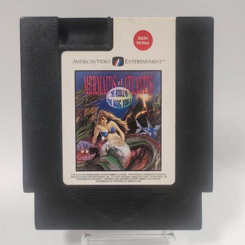 Mermaids of Atlantis Riddle of the Magic Bubble NES, Games en Spelcomputers, Games | Nintendo NES, Zo goed als nieuw, Ophalen of Verzenden