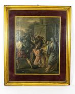 Italiaanse school (XIX) - Gesù consola le donne - Stazione, Antiek en Kunst