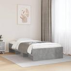 vidaXL Bedframe bewerkt hout betongrijs 90x200 cm, Huis en Inrichting, Slaapkamer | Bedden, Verzenden, Nieuw