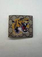 Gucci - Gucci GG Supreme Bi-Fold Wallet with Tiger Print -, Nieuw