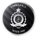 Niue. 2 Dollars 2025 1 oz $2 NZD Niue Rhode Island Pirate -, Postzegels en Munten