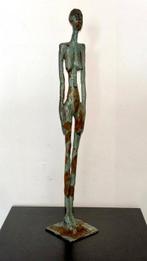 Abdoulaye Derme - sculptuur, Femme Filiforme - 43 cm -