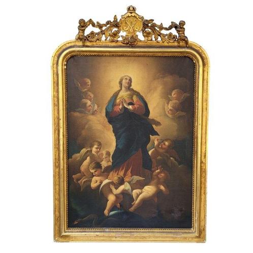 After Luca Giordano - Virgen Inmaculada Concepción, Antiek en Kunst, Kunst | Schilderijen | Klassiek